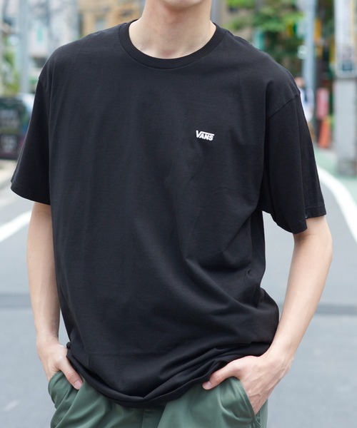 VANS(バンズ)の「【VANS】MN LEFT CHEST LOGO TEE(Tシャツ/カットソー・メンズ・ブルー/ホワイト/ブラック・LARGE/SMALL/MEDIUM/X-LARGE)」の18枚目の写真