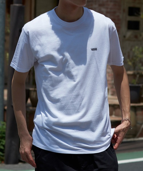 VANS(バンズ)の「【VANS】MN LEFT CHEST LOGO TEE(Tシャツ/カットソー・メンズ・ブルー/ホワイト/ブラック・LARGE/SMALL/MEDIUM/X-LARGE)」の21枚目の写真