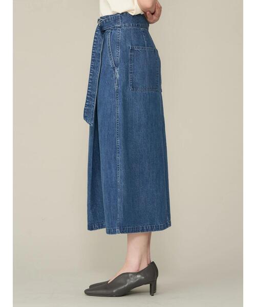 AMERICAN HOLIC(アメリカンホリック)の「ベルト付きスカート(デニムスカート・レディース・ブルー系その他・S/M/L)」の10枚目の写真