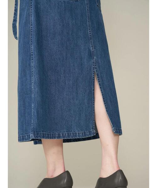AMERICAN HOLIC(アメリカンホリック)の「ベルト付きスカート(デニムスカート・レディース・ブルー系その他・S/M/L)」の6枚目の写真