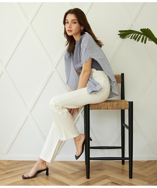 ANAP（アナップ）の「スクエアクリアサンダル（サンダル・レディース・ブラック/ベージュ・LL/S/M/L）」の13枚目の写真