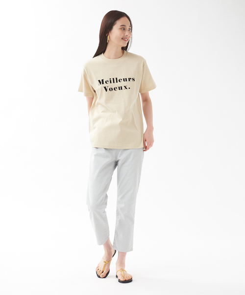 qualite（カリテ）の「MeileursロゴTシャツ（Tシャツ/カットソー・レディース・イエロー/グリーン/ベージュ・フリー）」の16枚目の写真