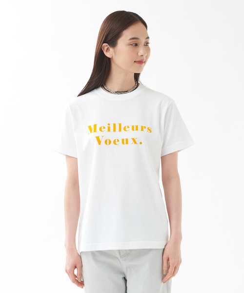 qualite（カリテ）の「MeileursロゴTシャツ（Tシャツ/カットソー・レディース・イエロー/グリーン/ベージュ・フリー）」の18枚目の写真