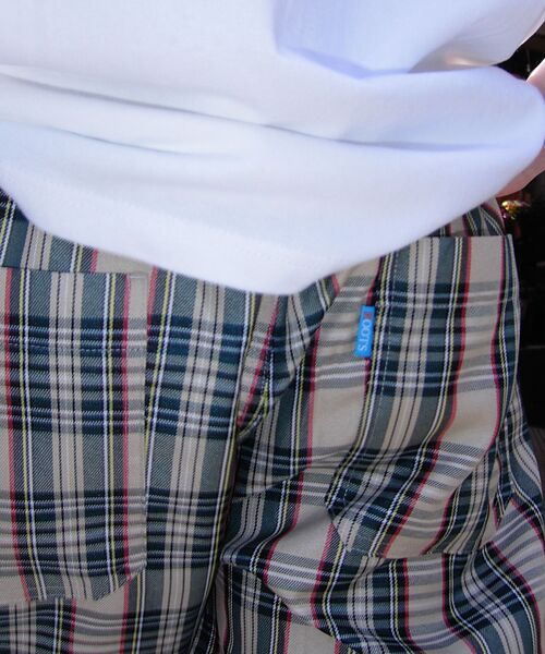 SHIPS（シップス）の「*SHIPS: ROOTS チェック柄 ワイド イージー パンツ（その他パンツ・メンズ・ベージュ/グリーン/ネイビー・MEDIUM/LARGE/X-LARGE）」の19枚目の写真