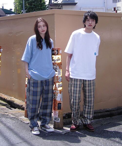 SHIPS（シップス）の「*SHIPS: ROOTS チェック柄 ワイド イージー パンツ（その他パンツ・メンズ・ベージュ/グリーン/ネイビー・MEDIUM/LARGE/X-LARGE）」の22枚目の写真