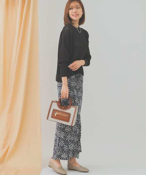 RODE SKO（ロデスコ）の「キャンバスコンビトートバッグ（トートバッグ・レディース・ブラック/ブラウン・ONE）」の18枚目の写真