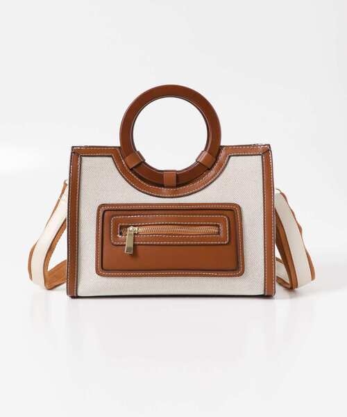 RODE SKO（ロデスコ）の「キャンバスコンビトートバッグ（トートバッグ・レディース・ブラック/ブラウン・ONE）」の22枚目の写真