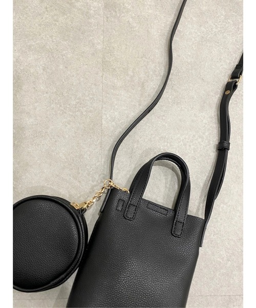 TRUNC（トランクエイティーエイト）の「Mini Shoulder ＆ Round Purse（ショルダーバッグ・レディース・アイボリー/ブラック/ベージュ・FREE）」の21枚目の写真