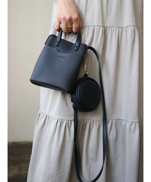 TRUNC（トランクエイティーエイト）の「Mini Shoulder ＆ Round Purse（ショルダーバッグ・レディース・アイボリー/ブラック/ベージュ・FREE）」の13枚目の写真