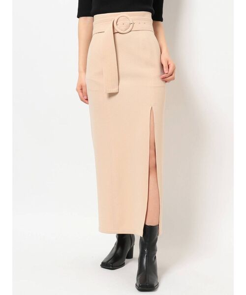 MURUA（ムルーア）の「ディープスリットペンシルスカート（スカート・レディース・ブラック/ブラウン/カーキ/アイボリー・1/2）」の12枚目の写真