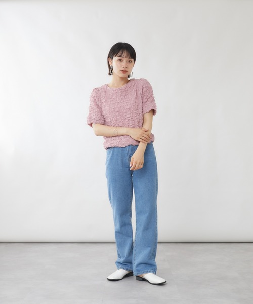 mebole(メボレ)の「パステルワッシャートップス(Tシャツ/カットソー・レディース・ホワイト/ピンク/ブルー/グリーン/アイボリー・FREE)」の22枚目の写真