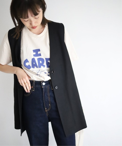 SLOBE IENA（スローブイエナ）の「《追加4》リネンジレ（ベスト）」 - WEAR