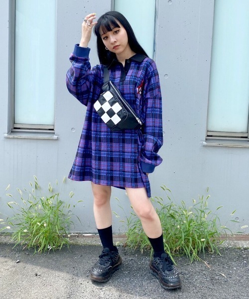 Candy Stripper(キャンディストリッパー)の「CHECKER WAIST バッグ(ボディバッグ/ウエストポーチ・レディース・ブラック・FREE)」の20枚目の写真