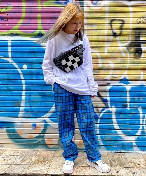 Candy Stripper(キャンディストリッパー)の「CHECKER WAIST バッグ(ボディバッグ/ウエストポーチ・レディース・ブラック・FREE)」の14枚目の写真