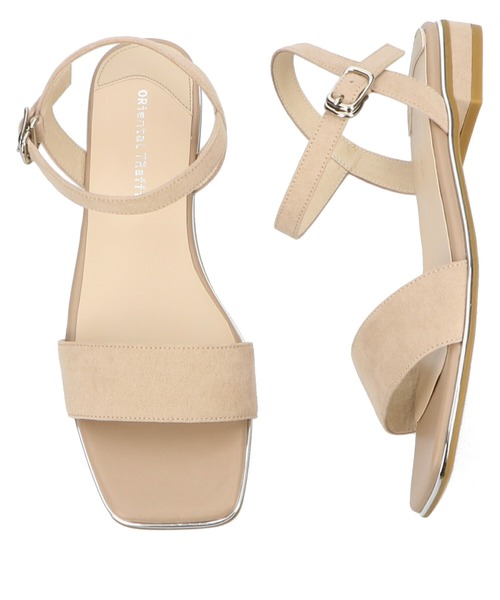 ORiental TRaffic（オリエンタルトラフィック）の「フラットサンダル（サンダル・レディース・ブラック・L）」の2枚目の写真