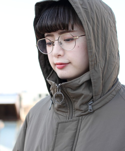 WILD THINGS(ワイルドシングス)の「WILD THINGS/ワイルドシングス モンスターパーカー W'S MONSTER PARKA'22 WTW22103SN(ダウンジャケット/コート・レディース・ブラウン系その他/ブラック・M)」の9枚目の写真