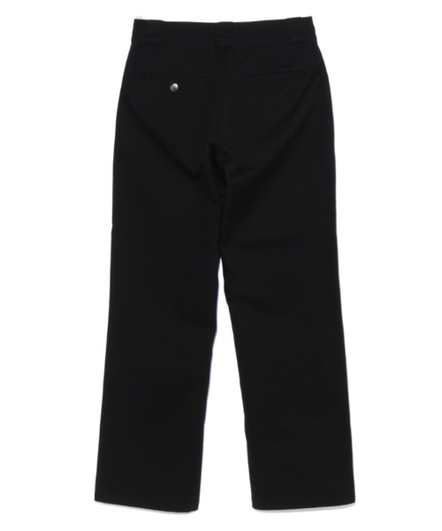 A BATHING APE（アベイシングエイプ）の「BAPE CHINO WORK PANTS L（チノパンツ・レディース・ブラック/ホワイト・SMALL/X-SMALL）」の5枚目の写真