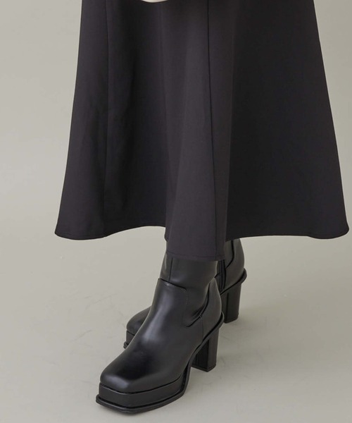 archives（アルシーヴ）の「厚底ヒールブーツ（ブーツ・レディース・ブラック/ベージュ・MEDIUM/LARGE）」の18枚目の写真