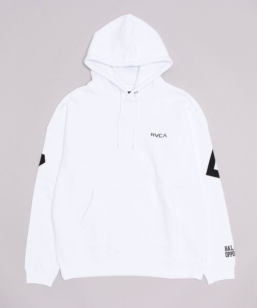 RVCA(ルーカ)の「RVCA/ルーカ オーバーサイズ パーカー/バックロゴ ビッグロゴフーディ プルオーバー BC042-048(パーカー・メンズ・ブラック/ホワイト/ブラック系その他・L/M/S/XL)」の5枚目の写真