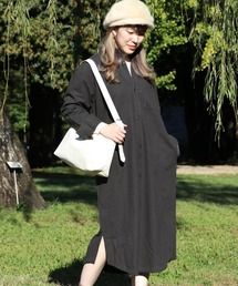 KRIFF MAYER Lady's Collection（クリフメイヤーレディースコレクション）の「ビエラ無地ワンピース（シャツワンピース）」