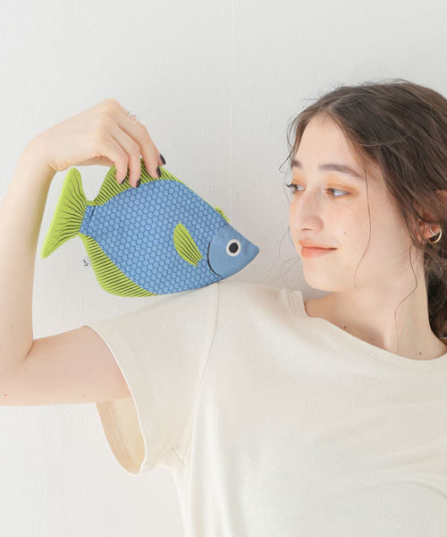 SLOBE IENA（スローブイエナ）の「【Donfisher/ドンフィッシャー】 Arqueroポーチ（ポーチ・レディース・サックスブルー・FREE）」の7枚目の写真