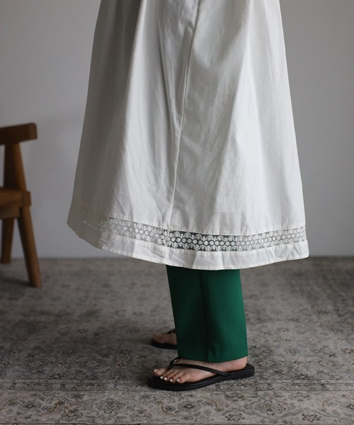 Bonjour Sagan（ボンジュールサガン）の「レースワンピースチュニック（チュニック・レディース・ホワイト/ブラック・FREE）」の13枚目の写真