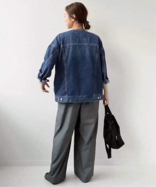 JOURNAL STANDARD relume（ジャーナルスタンダード　レリューム）の「《追加2》デニムジャケット（デニムジャケット・レディース・ネイビー/ブルー・FREE）」の4枚目の写真