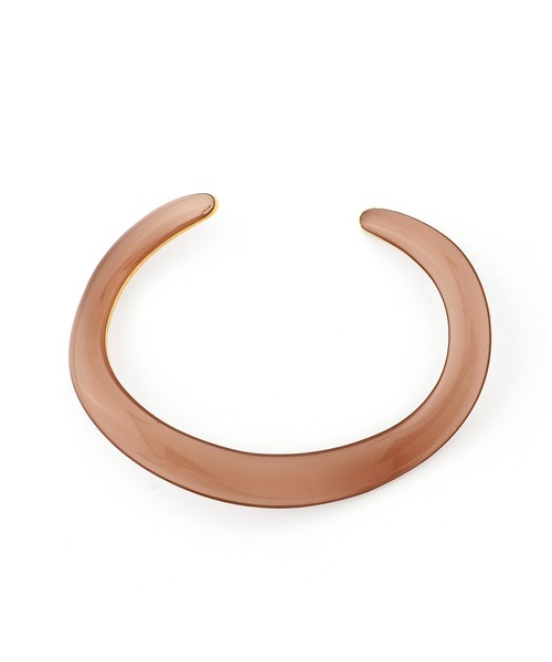 ANEMONE(アネモネ)の「ウェーブカラーバングル(バングル/リストバンド・レディース・ピンク/ブラウン/グリーン・FREE)」の9枚目の写真