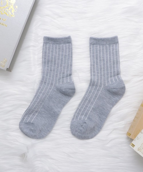 Lace Ladies（レースレディース）の「【10色組】 ショートリブソックスセット（ソックス/靴下・レディース・ブラック/マルチ・FREE）」の4枚目の写真