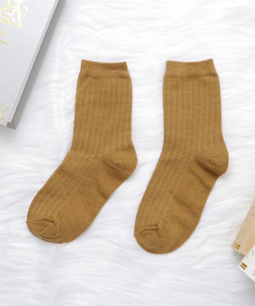 Lace Ladies（レースレディース）の「【10色組】 ショートリブソックスセット（ソックス/靴下・レディース・ブラック/マルチ・FREE）」の6枚目の写真