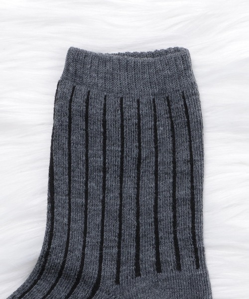 Lace Ladies（レースレディース）の「【10色組】 ショートリブソックスセット（ソックス/靴下・レディース・ブラック/マルチ・FREE）」の14枚目の写真