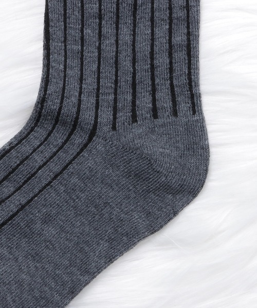 Lace Ladies（レースレディース）の「【10色組】 ショートリブソックスセット（ソックス/靴下・レディース・ブラック/マルチ・FREE）」の15枚目の写真