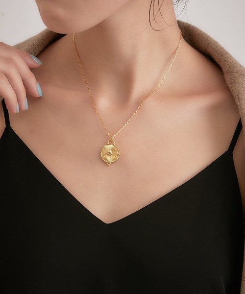 PAPILLONNER(パピヨネ)の「【OT】パリデプレ教会/コインネックレス/PAPILLONNER/パピヨネ(ネックレス・レディース・ゴールド・FREE)」の6枚目の写真