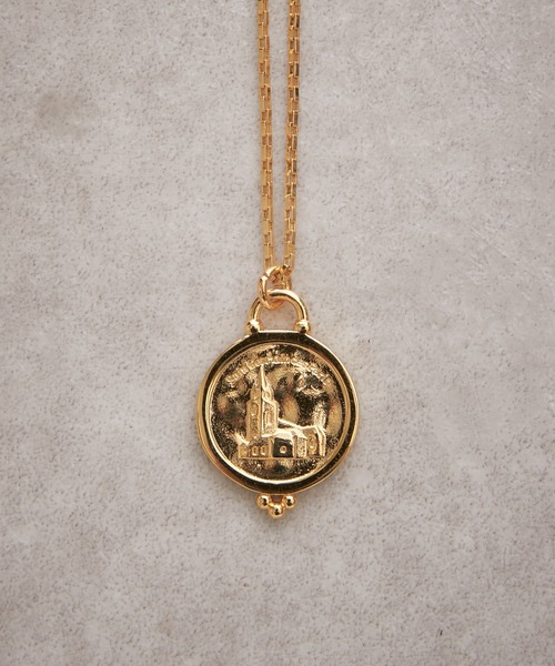 PAPILLONNER(パピヨネ)の「【OT】パリデプレ教会/コインネックレス/PAPILLONNER/パピヨネ(ネックレス・レディース・ゴールド・FREE)」の8枚目の写真