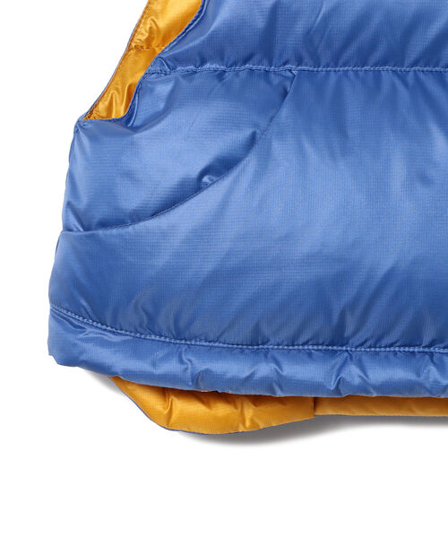 BEAMS BOY（ビームスボーイ）の「BEAMS BOY/ ナイロン リップストップ リバーシブル ダウンベスト（ダウンベスト・レディース・オレンジ/ブルー・FREE）」の14枚目の写真