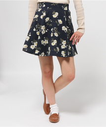 earth music&ecology | 【すきな丈スカート】花柄ミニフレアスカート(スカート)