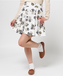 earth music&ecology | 【すきな丈スカート】花柄ミニフレアスカート(スカート)