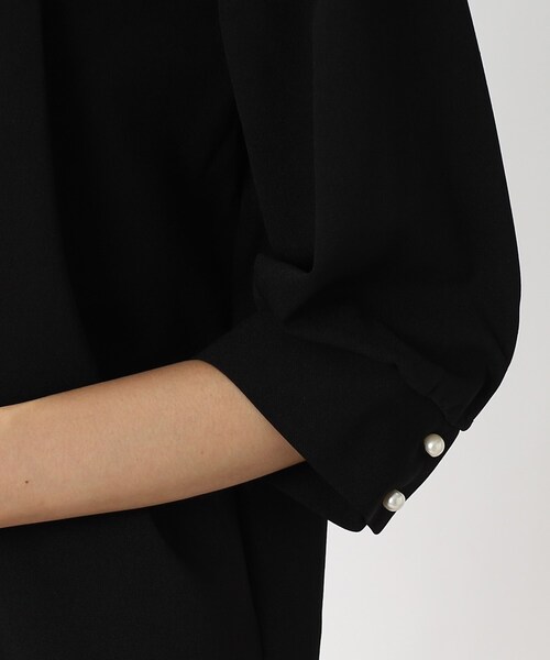 DRESKIP（ドレスキップ）の「◆ビジネスシーンにも！ 2WAYフロントトップス（Tシャツ/カットソー・レディース・ブラック/ピンク系/オフホワイト/ライトグレー・03/02/04）」の14枚目の写真