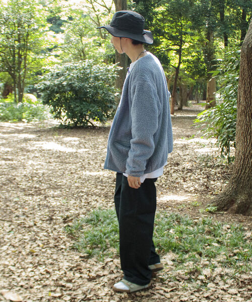 Franklin Climbing(フランクリンクライミング)の「【Franklin Climbing/フランクリンクライミング】カスケードシェルパフリースカーディガン(カーディガン/ボレロ・メンズ・ブラック/ライトブルー/チャコールグレー/キナリ・S/L/M)」の12枚目の写真