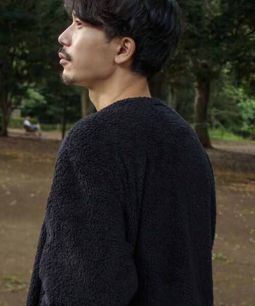 Franklin Climbing(フランクリンクライミング)の「【Franklin Climbing/フランクリンクライミング】カスケードシェルパフリースカーディガン(カーディガン/ボレロ・メンズ・ブラック/ライトブルー/チャコールグレー/キナリ・S/L/M)」の17枚目の写真