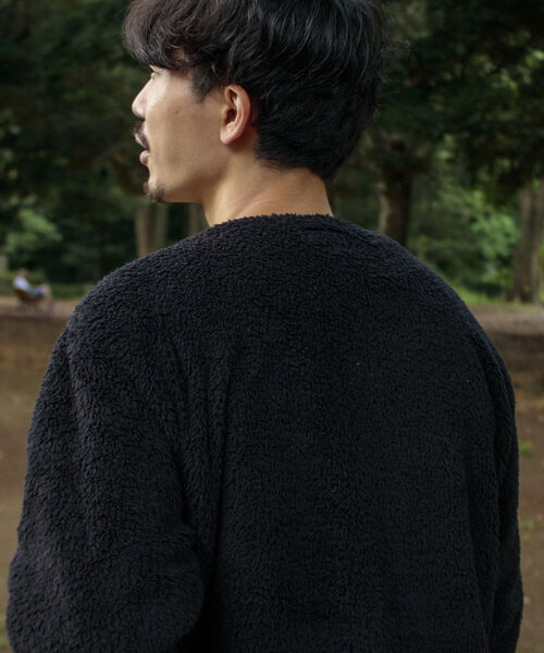 Franklin Climbing(フランクリンクライミング)の「【Franklin Climbing/フランクリンクライミング】カスケードシェルパフリースカーディガン(カーディガン/ボレロ・メンズ・ブラック/ライトブルー/チャコールグレー/キナリ・S/L/M)」の19枚目の写真