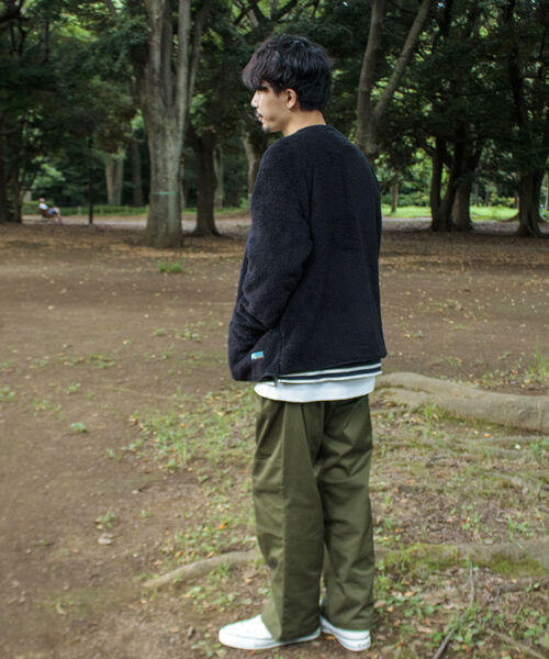 Franklin Climbing(フランクリンクライミング)の「【Franklin Climbing/フランクリンクライミング】カスケードシェルパフリースカーディガン(カーディガン/ボレロ・メンズ・ブラック/ライトブルー/チャコールグレー/キナリ・S/L/M)」の21枚目の写真