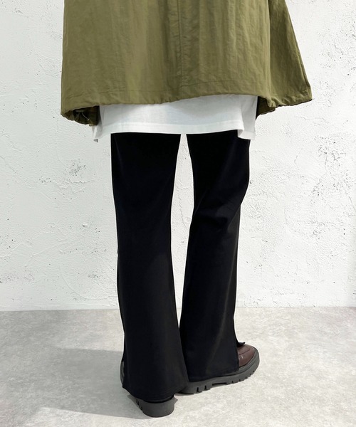 apres jour mignon（アプレジュールミニョン）の「センターシームパンツ【ZOZOTOWN限定アイテム】（スラックス・レディース・ブルー/ボルドー/ダークグリーン/ブラック/オレンジ・SMALL/MEDIUM/X-LARGE）」の8枚目の写真