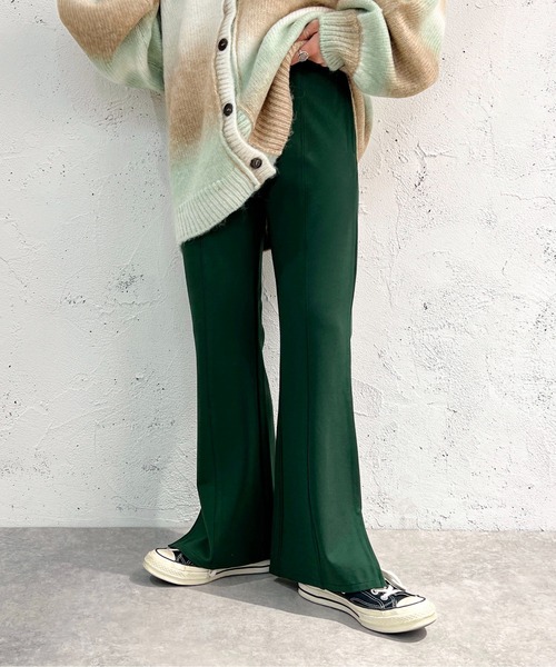 apres jour mignon（アプレジュールミニョン）の「センターシームパンツ【ZOZOTOWN限定アイテム】（スラックス・レディース・ブルー/ボルドー/ダークグリーン/ブラック/オレンジ・SMALL/MEDIUM/X-LARGE）」の11枚目の写真