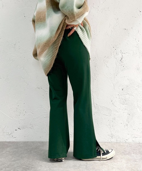 apres jour mignon（アプレジュールミニョン）の「センターシームパンツ【ZOZOTOWN限定アイテム】（スラックス・レディース・ブルー/ボルドー/ダークグリーン/ブラック/オレンジ・SMALL/MEDIUM/X-LARGE）」の12枚目の写真