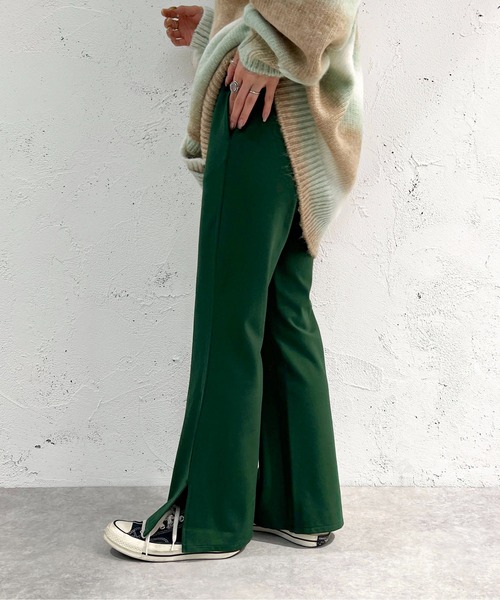 apres jour mignon（アプレジュールミニョン）の「センターシームパンツ【ZOZOTOWN限定アイテム】（スラックス・レディース・ブルー/ボルドー/ダークグリーン/ブラック/オレンジ・SMALL/MEDIUM/X-LARGE）」の13枚目の写真