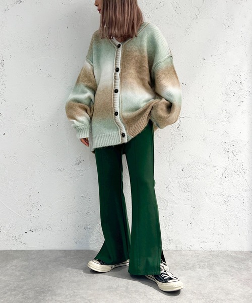 apres jour mignon（アプレジュールミニョン）の「センターシームパンツ【ZOZOTOWN限定アイテム】（スラックス・レディース・ブルー/ボルドー/ダークグリーン/ブラック/オレンジ・SMALL/MEDIUM/X-LARGE）」の14枚目の写真