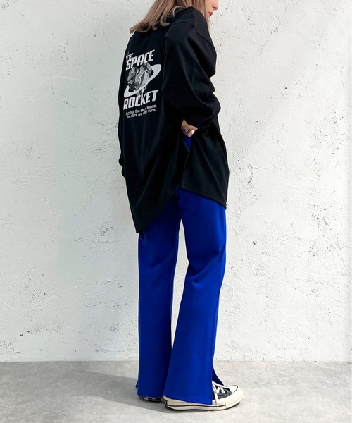 apres jour mignon（アプレジュールミニョン）の「センターシームパンツ【ZOZOTOWN限定アイテム】（スラックス・レディース・ブルー/ボルドー/ダークグリーン/ブラック/オレンジ・SMALL/MEDIUM/X-LARGE）」の20枚目の写真