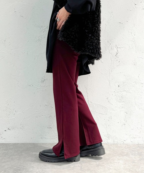 apres jour mignon（アプレジュールミニョン）の「センターシームパンツ【ZOZOTOWN限定アイテム】（スラックス・レディース・ブルー/ボルドー/ダークグリーン/ブラック/オレンジ・SMALL/MEDIUM/X-LARGE）」の22枚目の写真