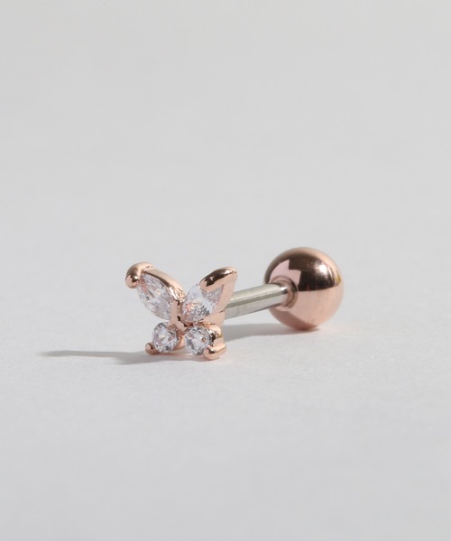 Peony（ピオニー）の「【Peony/ピオニー】/キュービックジルコニア バタフライ ミニスタッドピアス（ピアス（片耳用）・レディース・その他1/その他2/その他3/その他4/シルバー系その他/ゴールド系その他/シルバー系その他2/シルバー系その他3/シルバー系その他4/ゴールド系その他2/ゴールド系その他3/ゴールド系その他4・FREE）」の10枚目の写真